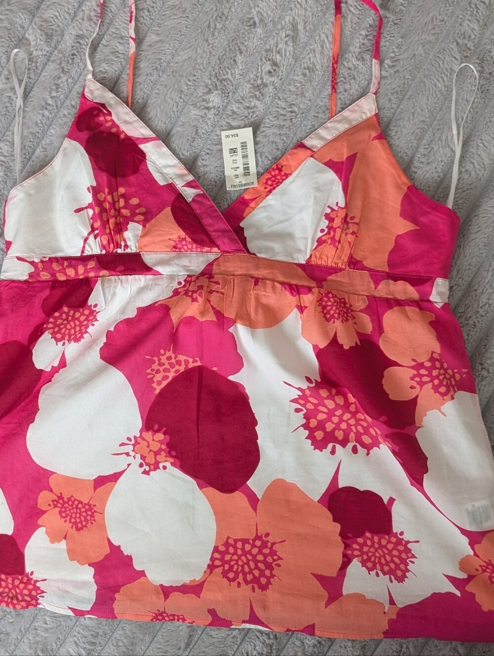 Sleeveless Summer Top NEW Aeropostale Floral Print Ladies Top Size XL NWT